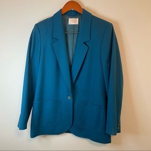 Pendleton Teal Virgin Wool Lined Jacket